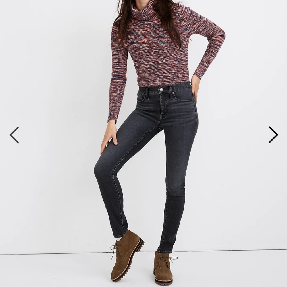 Madewell Tall 9" Midrise Skinny Clarksville Wash